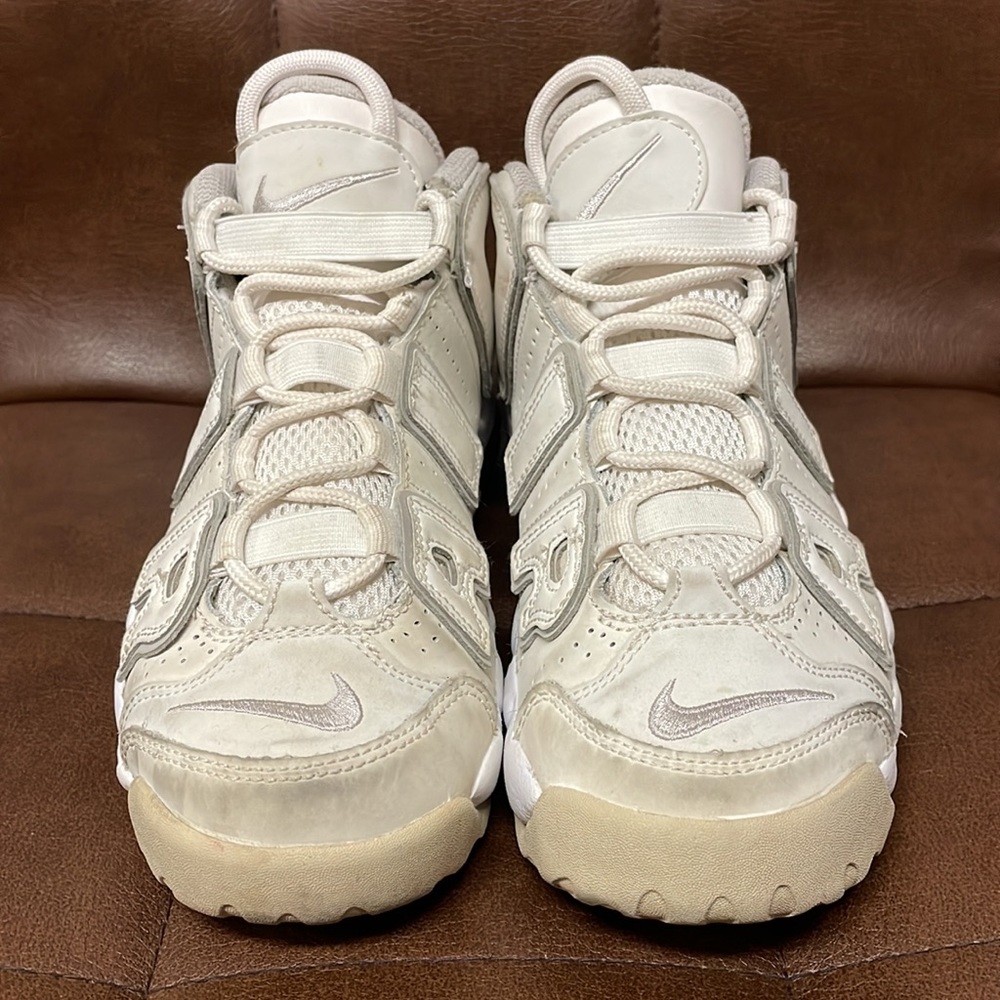 Nike Air Uptempo Kids White Sneakers - Picture 4 of 14